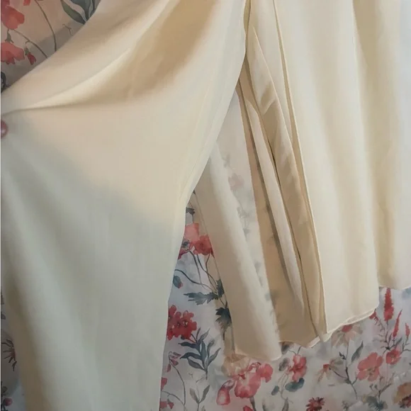 Vintage Elegant Cream Women's Pants - Picture 3 of 8